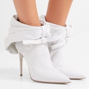 Miu Miu fold-down leather bootie